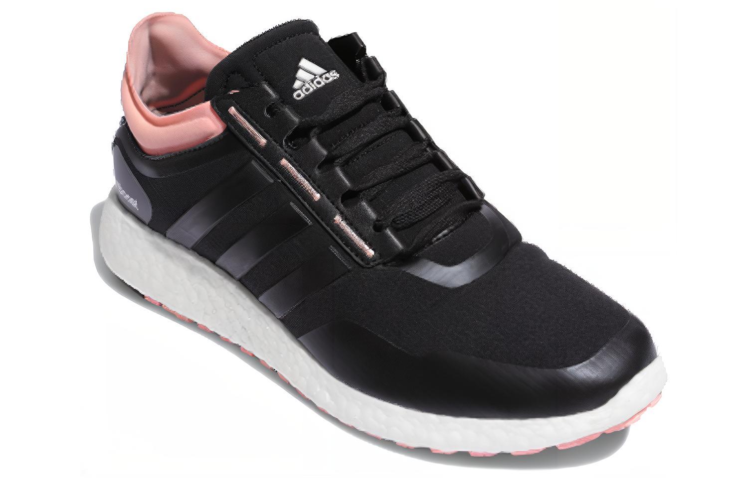 Женские кроссовки adidas Rocket Boost (черно-розовые) — фото 3