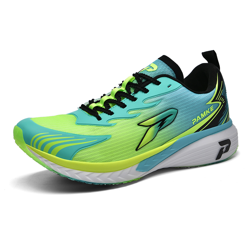PANKE Shock Surge 1.5 Slip Resistant Abrasion Resistant Low top Carbon Plate Sprint Running Shoes Unisex Green