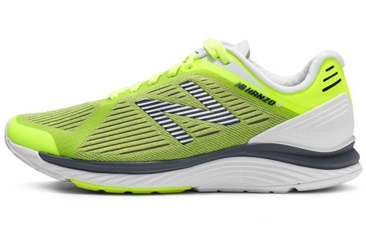 New Balance Textile, Artificial Leather Low top Running Shoes Men's Neon
