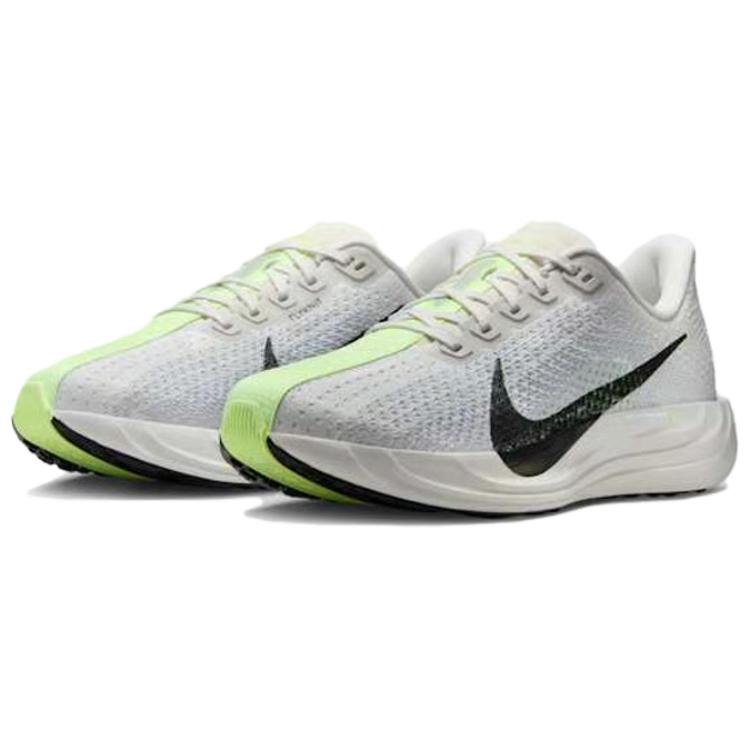 Nike Pegasus Plus Abrasion Resistant Low top Long Distance Running Sprint Running Shoes Women’s Beige White Black