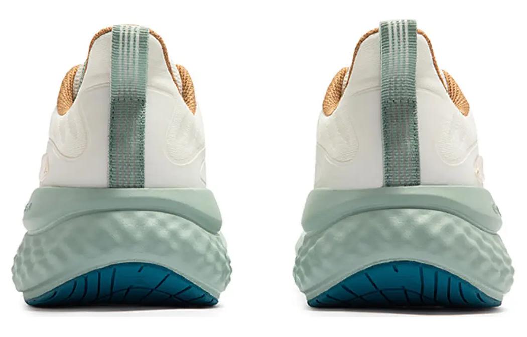 361° E Resilient TR Cushioning Abrasion Resistant Cushioning, Wear Resistant Low top Running Shoes Men’s White Green