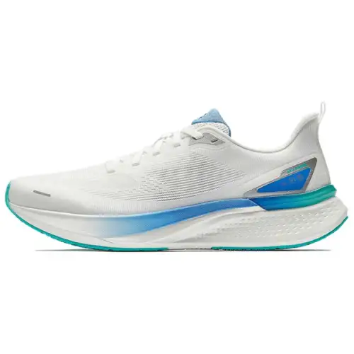 Anta Hydrogen Run 7 Abrasion Resistant Breathable Low top Casual Running Shoes Men's White Blue
