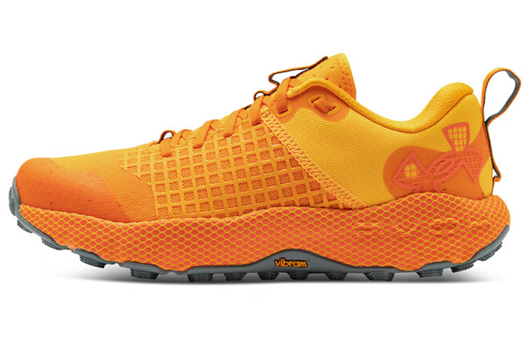 Under Armour HOVR Dark Sky Comfortable and Soft Fabric Low-Top Trail Running Shoes Unisex Orange