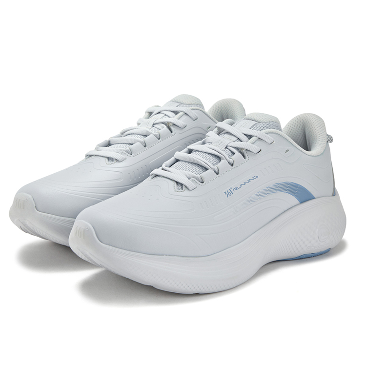 361° N40 Low top Casual Running Shoes Men’s Antique Inspired Style Gray Blue
