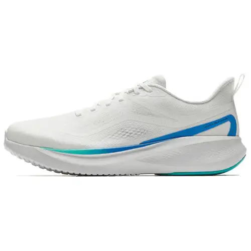 Anta Slip Resistant Abrasion Resistant Slip Resistant Abrasion Resistant Low top Casual Running Shoes Men's White Blue