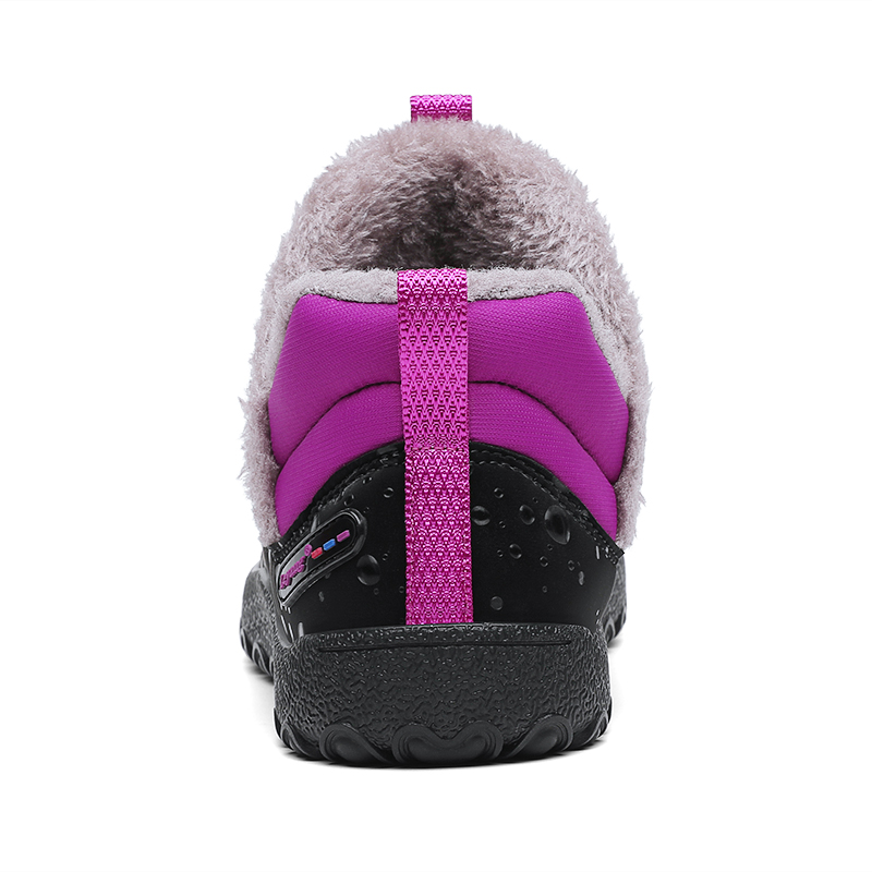 Leyang Slip Resistant Grip, Waterproof Height Increasing, Fleece Lined Thermal Low top Outdoor Shoes Women’s