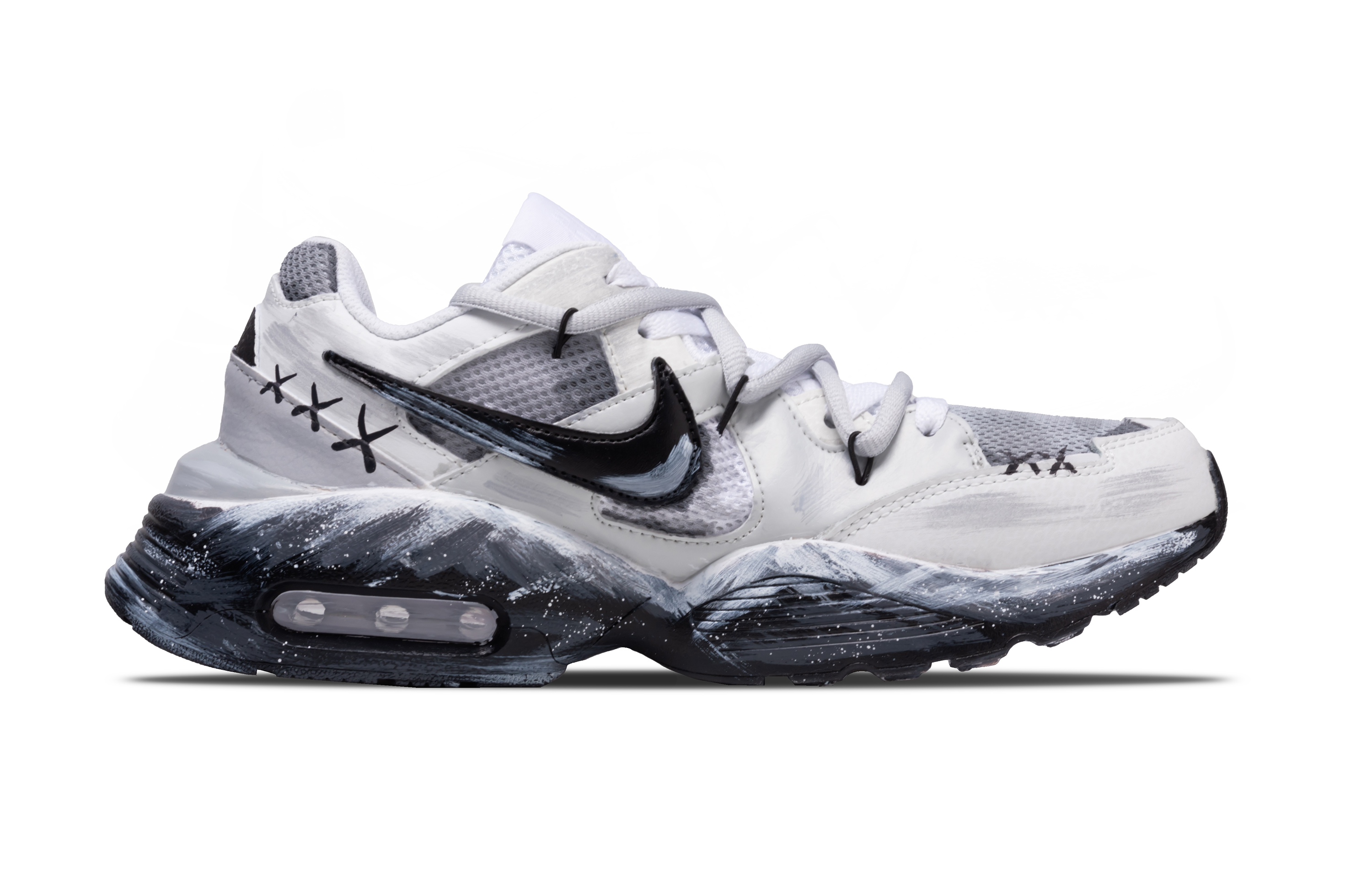 Nike Air Max Fusion Cushioning Low top Running Shoes Men’s Light Gray