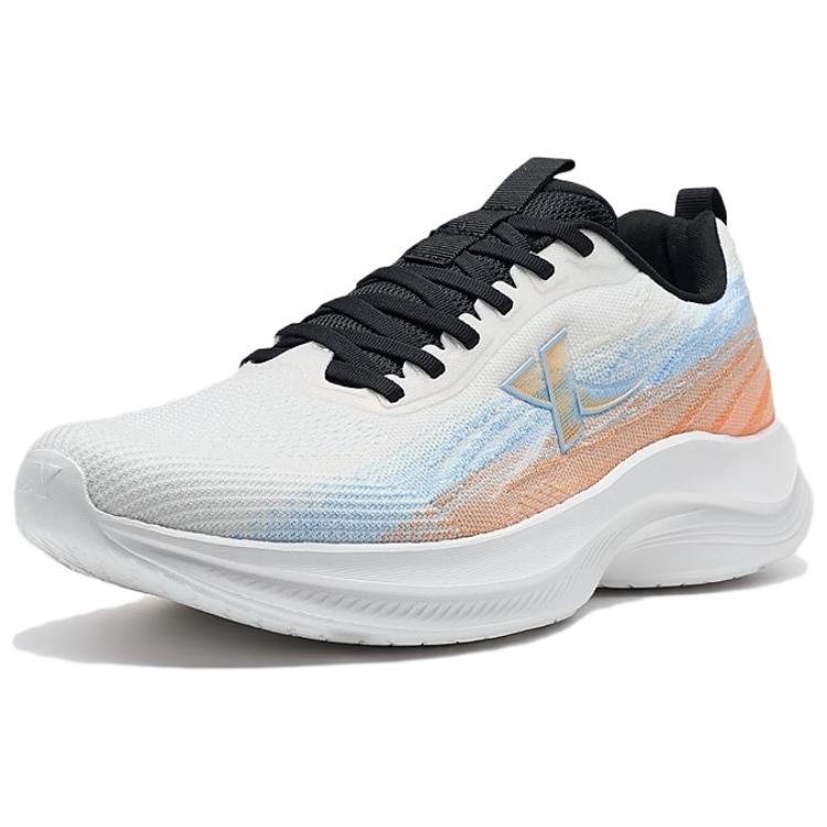 XTEP Breathable And Resilient Low top Running Shoes Men’s White Blue Orange