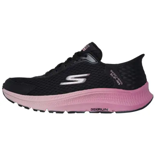 Skechers GO RUN Breathable Low top Running Shoes Women's Black Purple