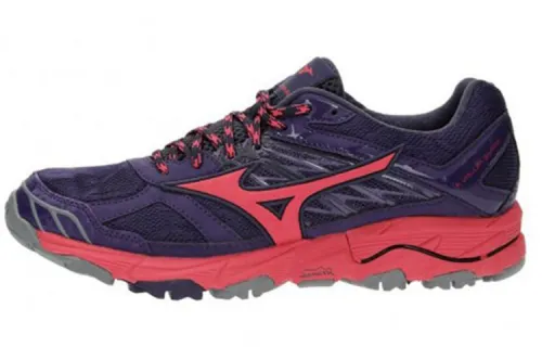 Mizuno Wave Mujin 4 Abrasion Resistant Breathable Low top Running Shoes Purple Pink