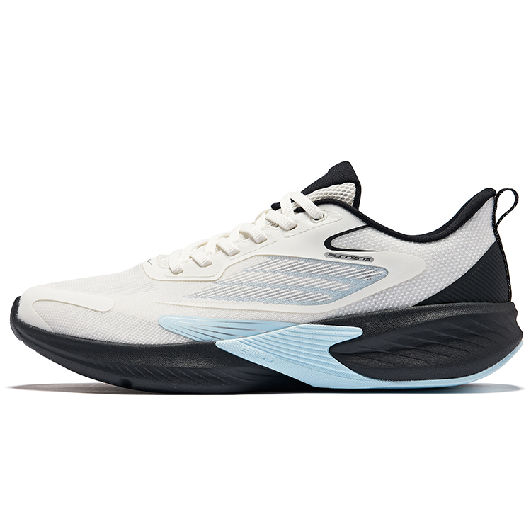 Erke Zhuo Ying 2.0 Running Shoes Men’s Low Top Microcrystal White Jet Black