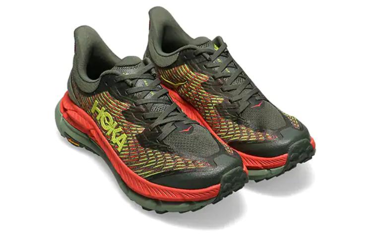 HOKA ONE ONE Mafate Speed 4 Thyme Green Fiesta