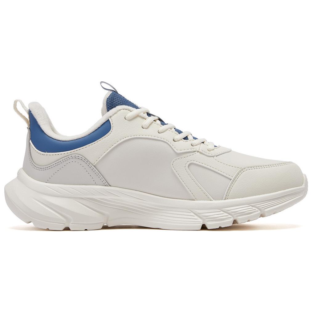 PEAK Slip Resistant Abrasion Resistant Low top Casual Running Shoes Men’s White Blue