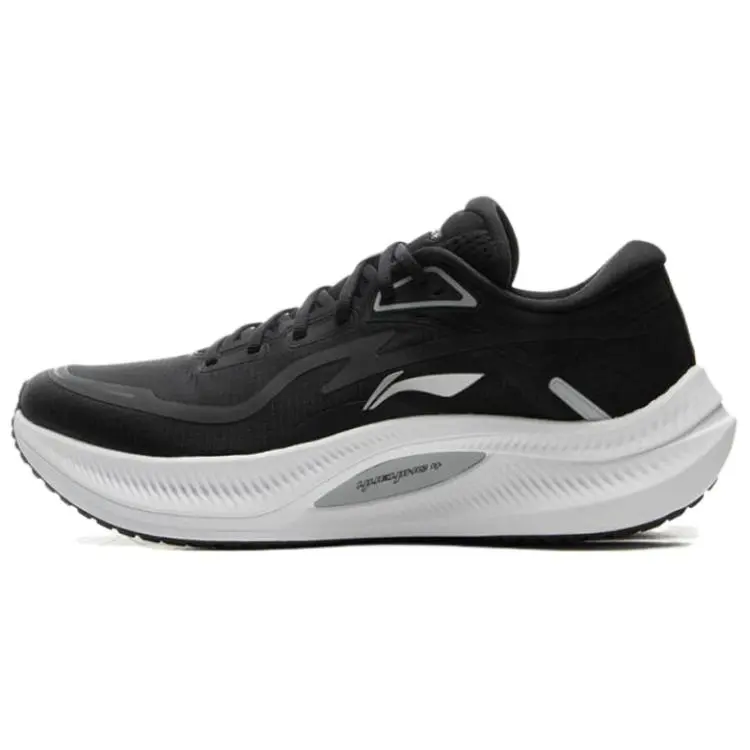Li Ning Yueying 4 Fabric Low top Casual Training City Commuting Running Shoes Men's Black White