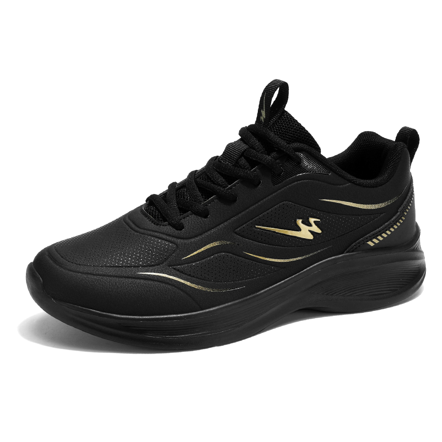 Binary Low top Casual Running Shoes Men’s Black Gold