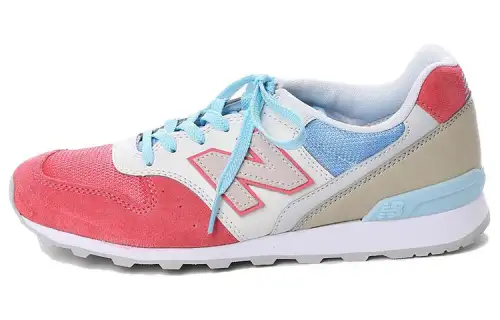 New Balance NB 996 Comfortable Cushioning Abrasion Resistant Low top Running Shoes Women's Pink White