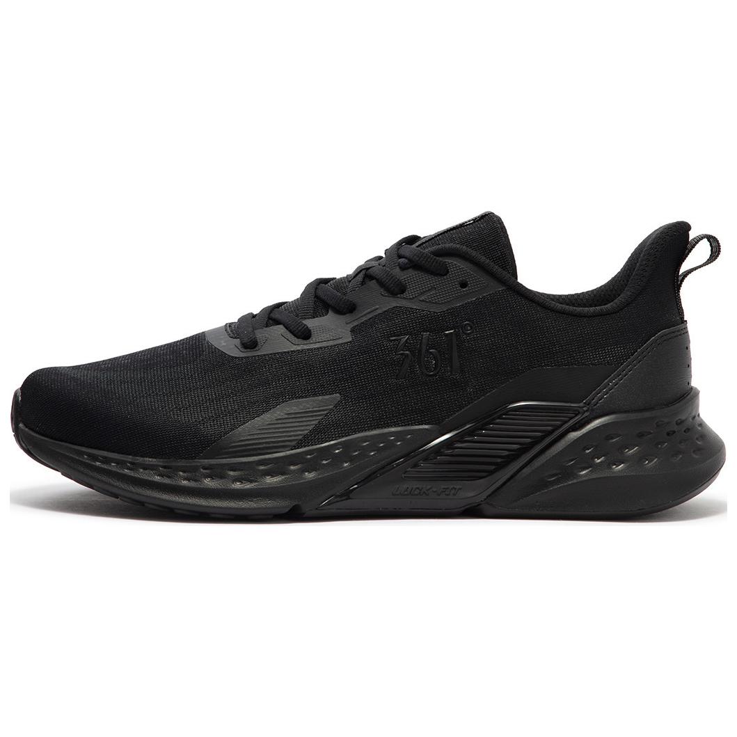 361° Cushioning Abrasion Resistant Breathable Lightweight Low top Casual Running Shoes Men’s Obsidian Black