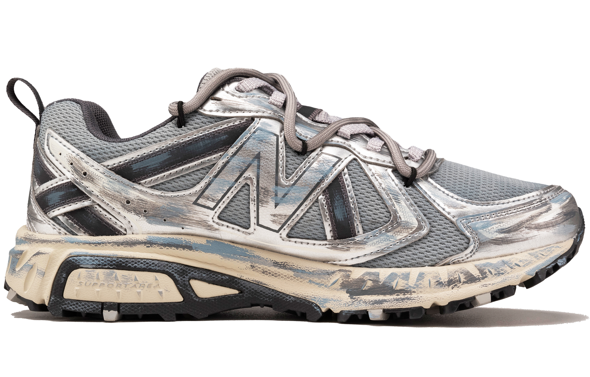 New Balance NB 410 V5 Fabric Low top Running Shoes Unisex Black Gray