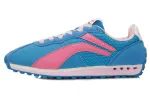 Li Ning Cushioning Breathable Lightweight Abrasion Resistant Slip Resistant Low top Running Shoes Women's Blue Pink