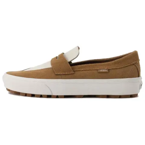 Vans Style 53 Leather Loafers Unisex Brown