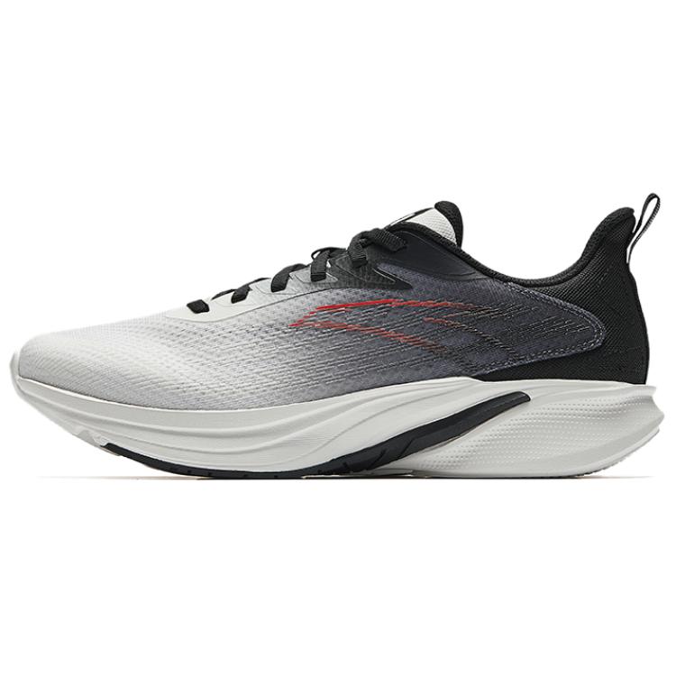 Anta Cloud Trail Cushioning, Wear Resistant Low top Casual Running Shoes Men’s Black White Gray