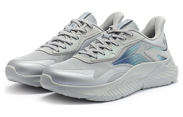 361° Anti-Slip And Wear-Resistant Breathable Low-Top Running Shoes Men’s Gray Blue