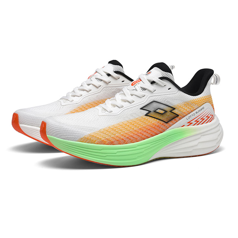 LOTTO Slip Resistant, Abrasion Resistant, Breathable Low top Running Shoes Men’s White
