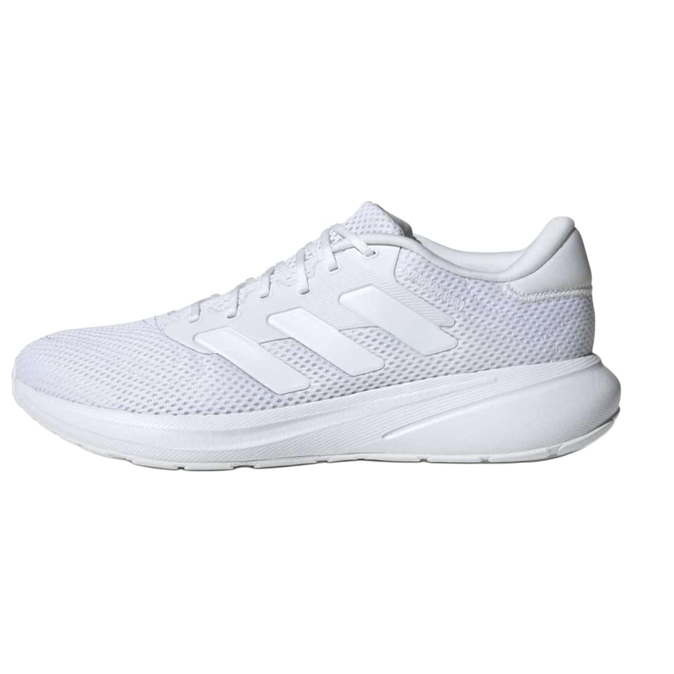 Adidas Response Runner Comfortable Slip Resistant Abrasion Resistant Low top Casual Running Shoes Men's White