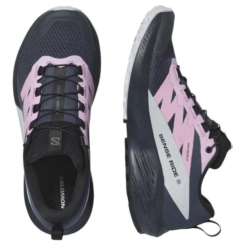 SALOMON Women’s Sense Ride 5 ‘India Ink Arctic Ice’