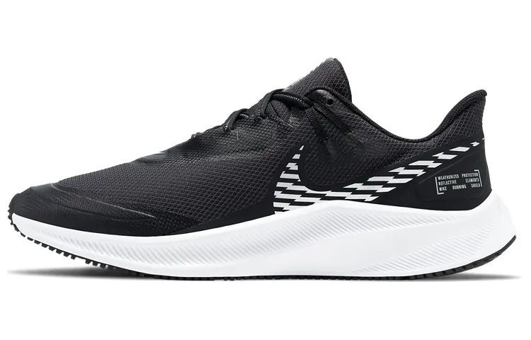 Nike Quest 3 Shield 'Black Metallic Silver'
