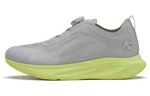 DESCENTE Enerzite Fabric Cushioning Breathable Low top Casual Running Shoes Men's Light Gray