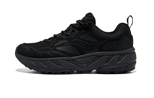 Saucony WEB Running Shoes Unisex Low Top Black