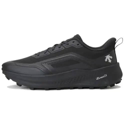 DESCENTE Flyridge Slip Resistant Abrasion Resistant Low top Running Shoes Unisex Black