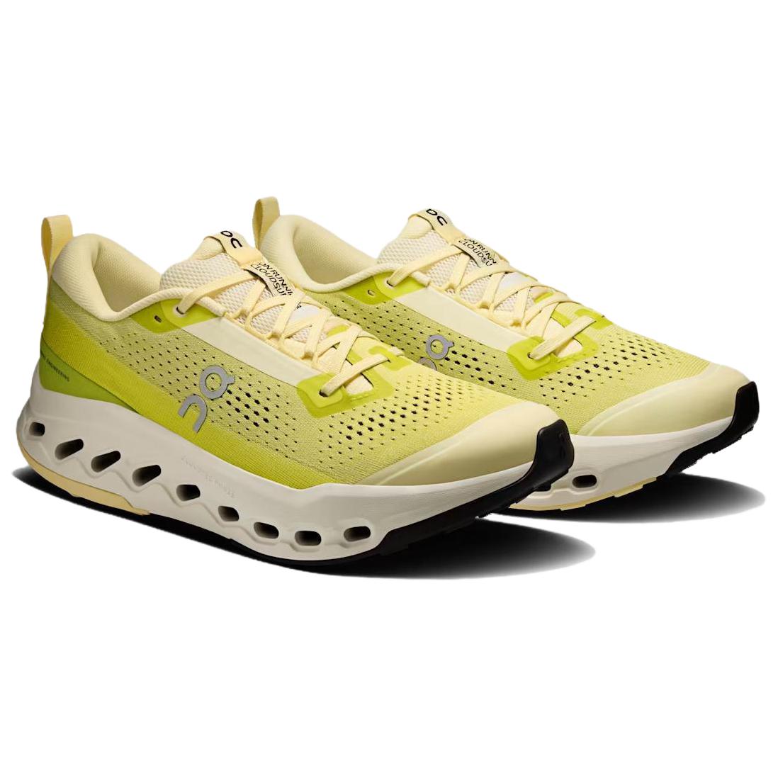 On Cloudsurfer Trail Breathable Support Low top Running Shoes Men’s Yellow