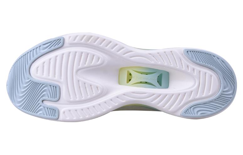 XTEP Qing Feng 5.0 Slip Resistant Abrasion Resistant Low top Running Shoes Women’s White Green Yellow