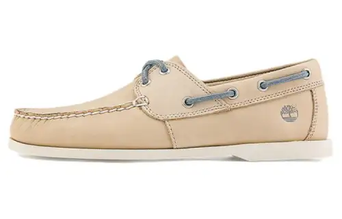 Timberland Cedar Bay Boat Shoes 'Light Beige Nubuck'