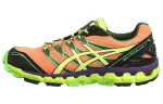 Asics Gel Fuji Sensor 3 Gel Fujisensor 3 Breathable Low top Running Shoes Men's Black Orange Green