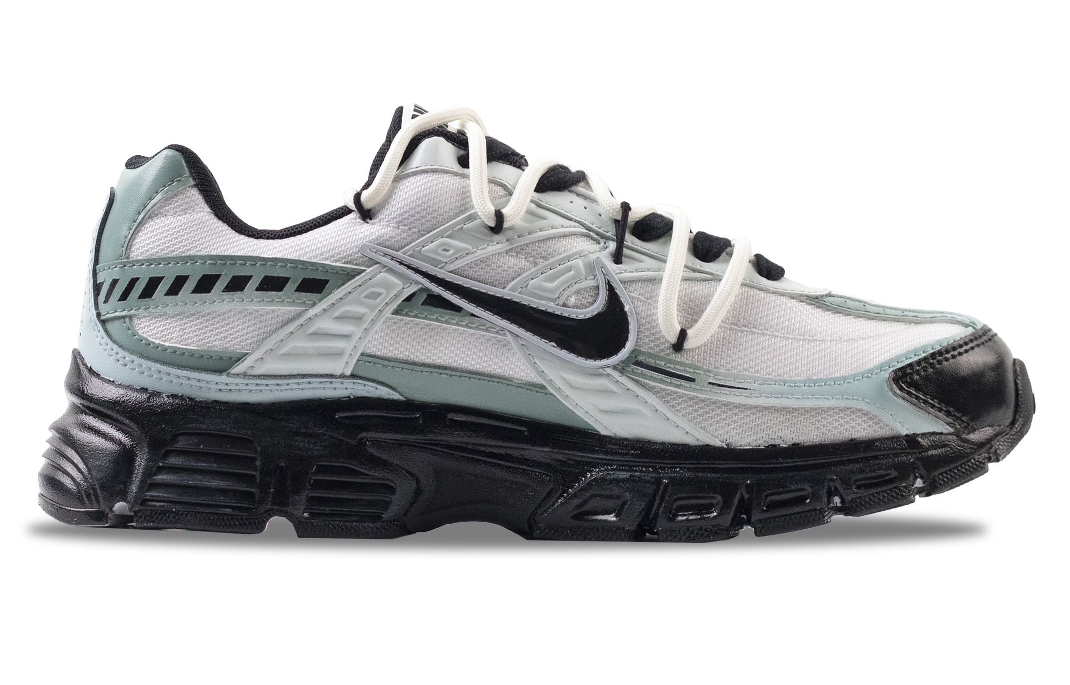Nike Initiator Abrasion Resistant Breathable Support Low top Casual City Commuting Running Shoes Men’s White Green