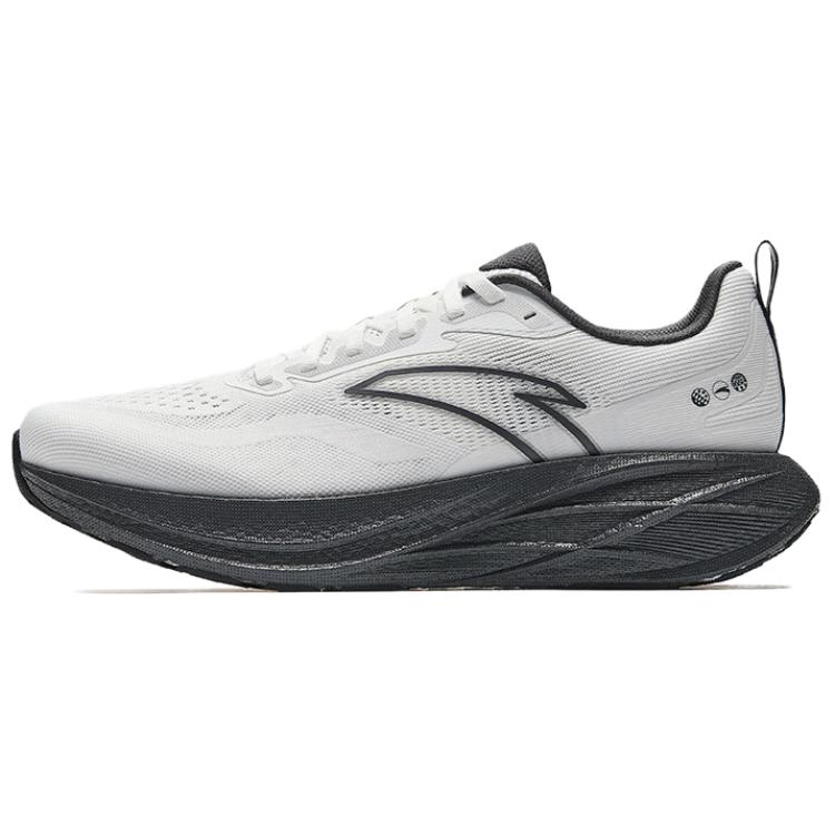 Anta Abrasion Resistant Breathable Rebound Low top Casual Training Running Shoes Men’s White Gray
