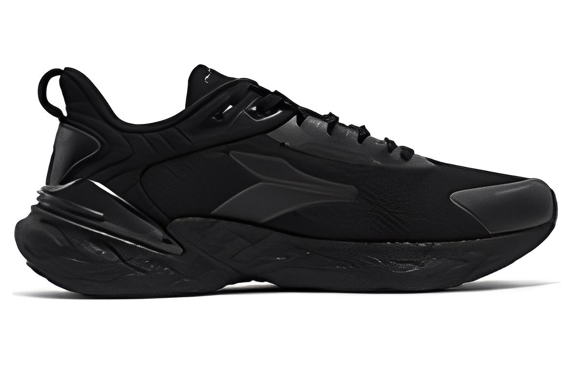 361° Popping Foam 3 Cushioning Breathable Low top Running Shoes Men’s Black Gray