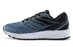Saucony Cohesion 13 Cushioning Slip Resistant Abrasion Resistant Breathable Low top Running Shoes Men's Blue Black