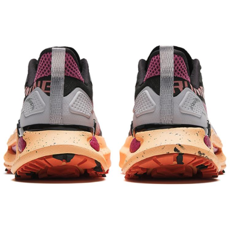 Anta Slip Resistant Low top Running Shoes Women’s Gray Black Purple