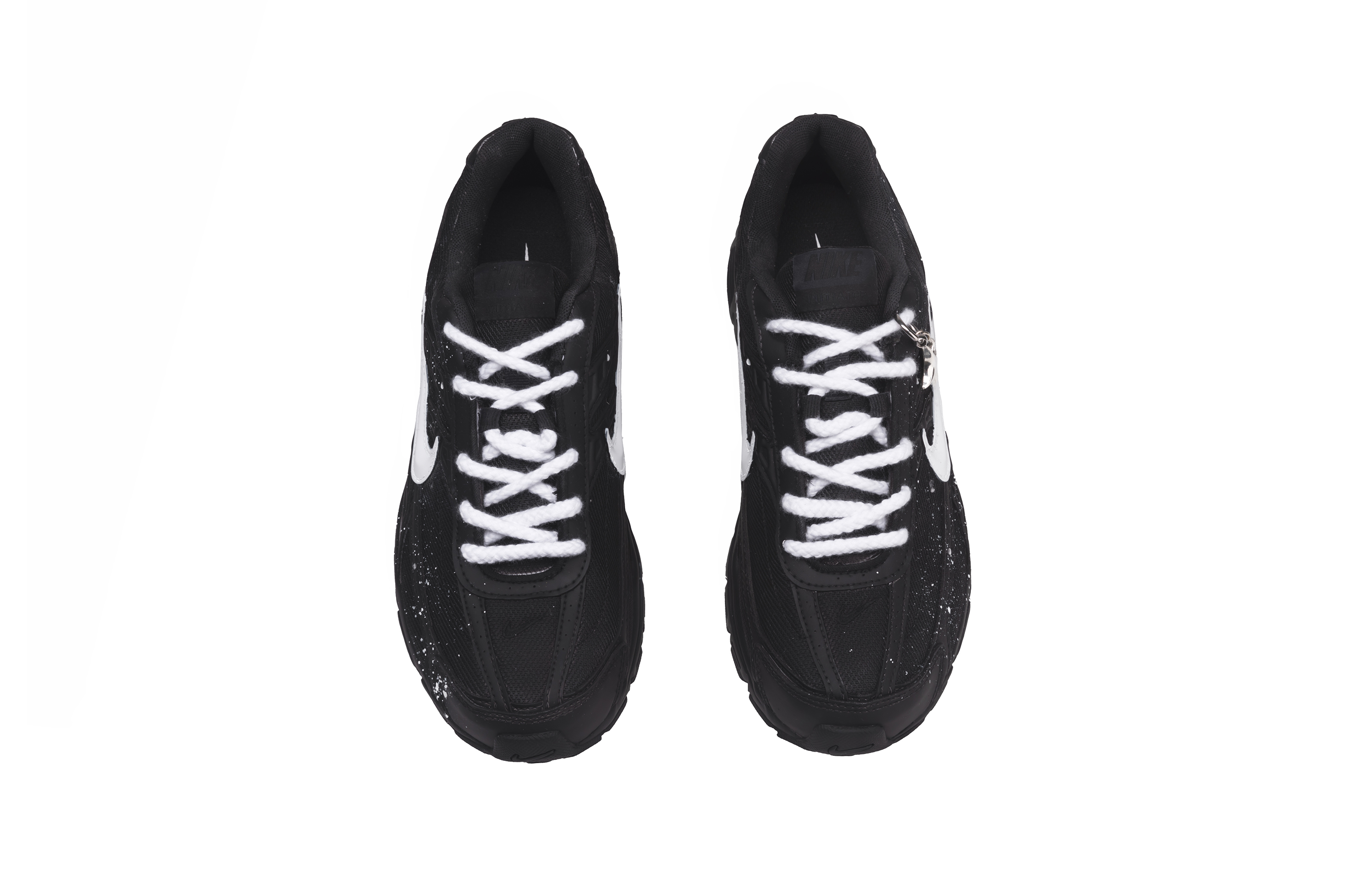 Nike Cushioning Breathable Coverage Casual City Commuting Running Shoes Unisex Black White