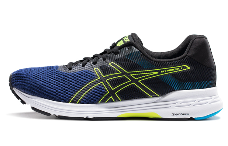 Asics Gel Phoenix 9 Fabric Abrasion Resistant Low top Running Shoes Men's Blue Black
