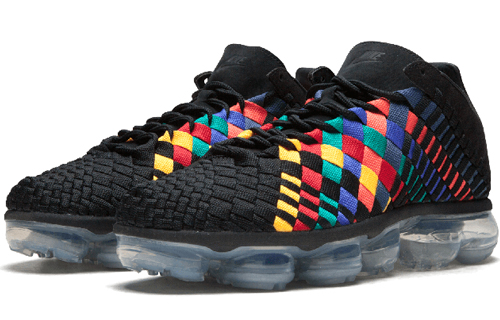 Кроссовки Nike Air VaporMax (черно-цветные) — 黑/彩色 — фото 2