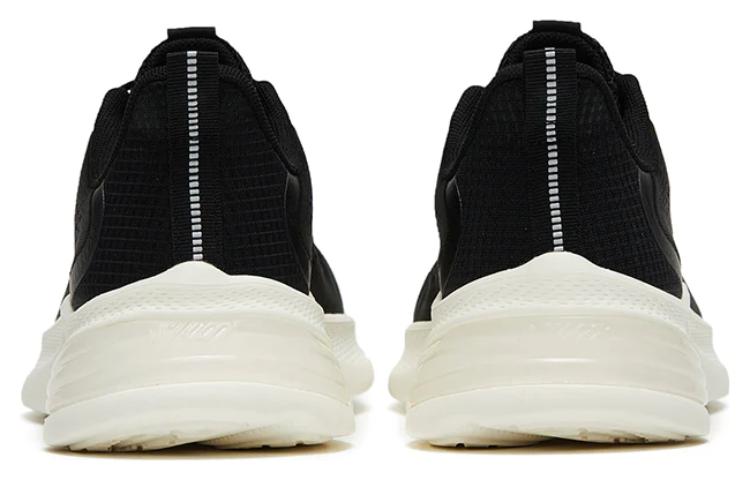 Anta Elastic Gum Comfortable Slip Resistant Abrasion Resistant Low top Running Shoes Men’s Black White