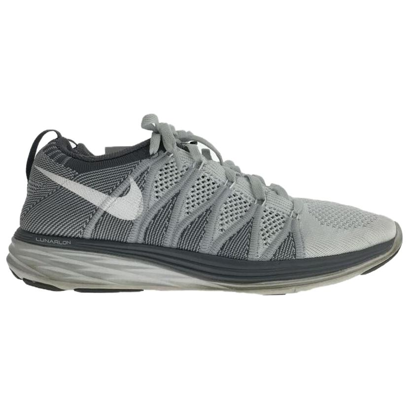 Nike Flyknit Lunar 2 Slip Resistant Abrasion Resistant Low top Running Shoes Women’s Gray