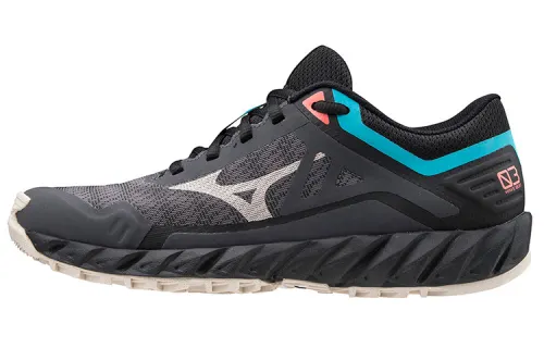 Mizuno Wave Ibuki 3 Running Shoes Women's Low Top Black/Blue