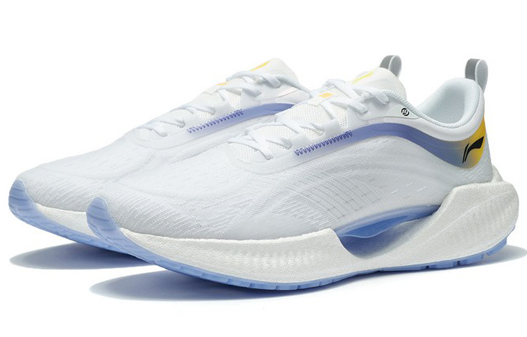 Li Ning Super Light 19 Textile, TPU Cushioning Slip Resistant Abrasion Resistant Reflective Low top Running Shoes