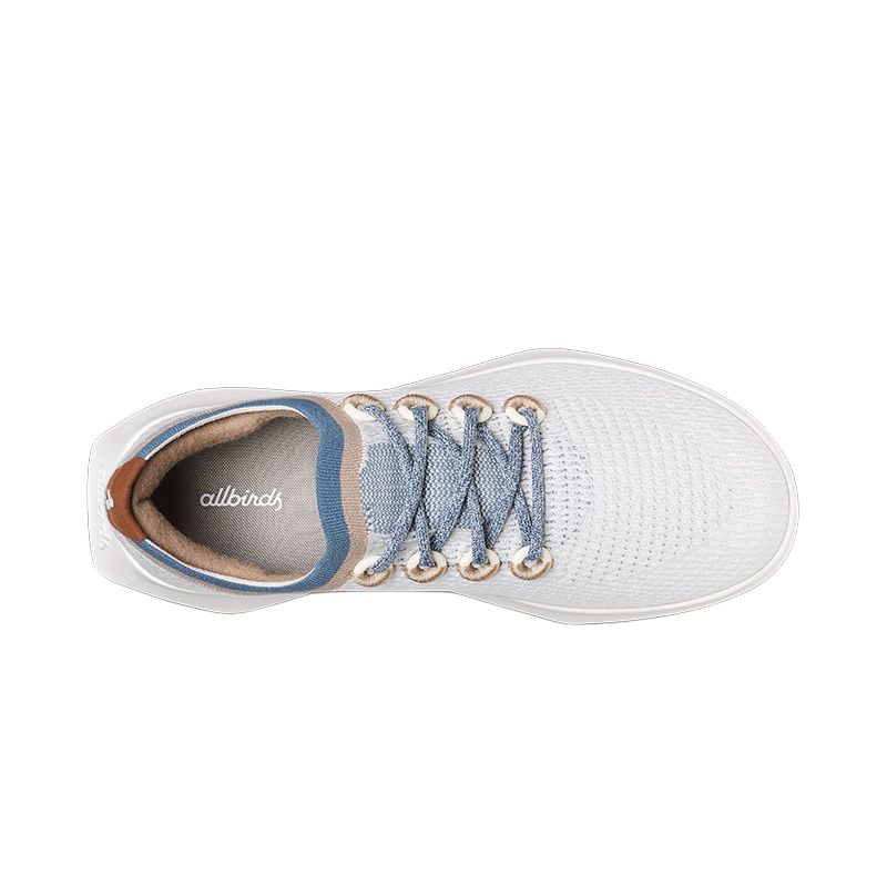 Allbirds Tree Dasher Cushioning Slip Resistant Cushioning Slip Resistant Low top Running Shoes Women’s White Blue